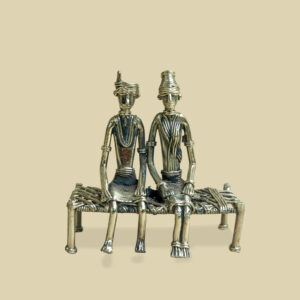 Sitting tribal figures