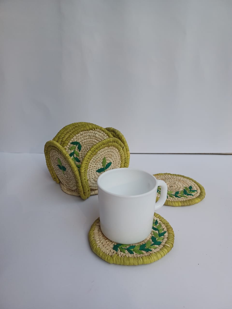 Tea Coaster and Stand Set