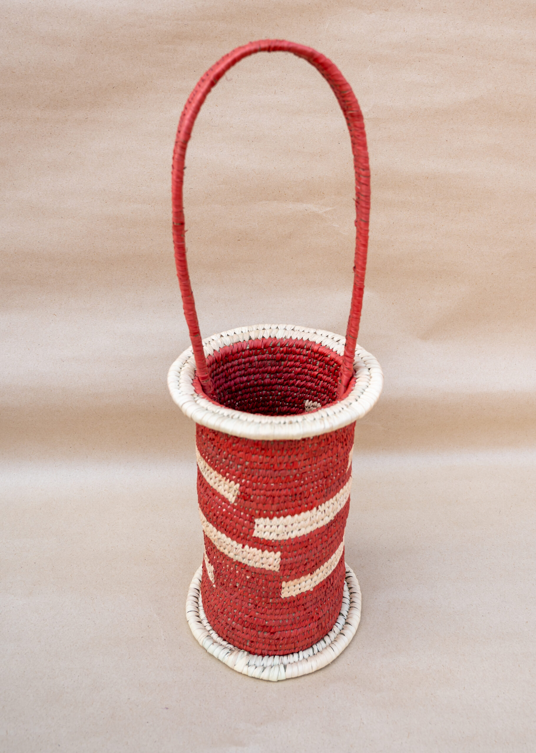 Pink and White Bottle-holder